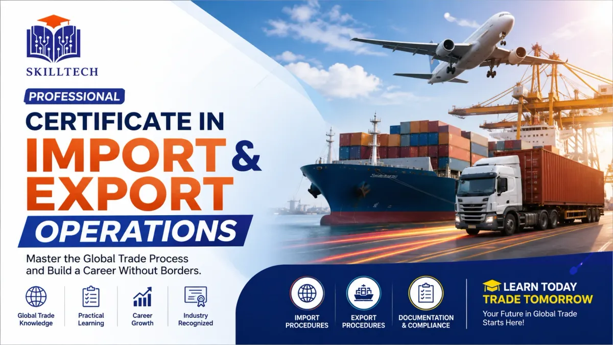 Professional Certificate in Import & Export Operations